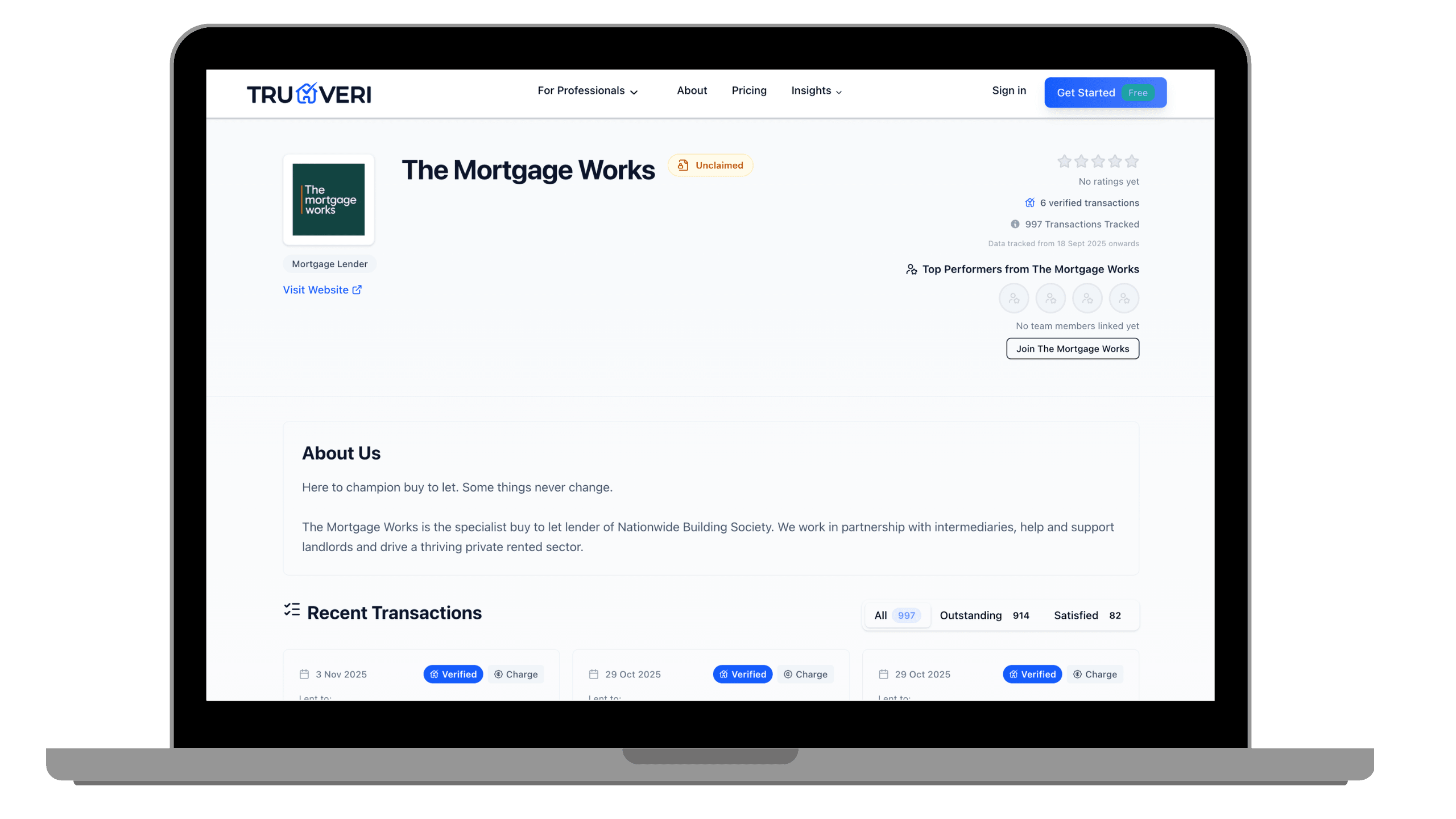 Public Professional Profiles